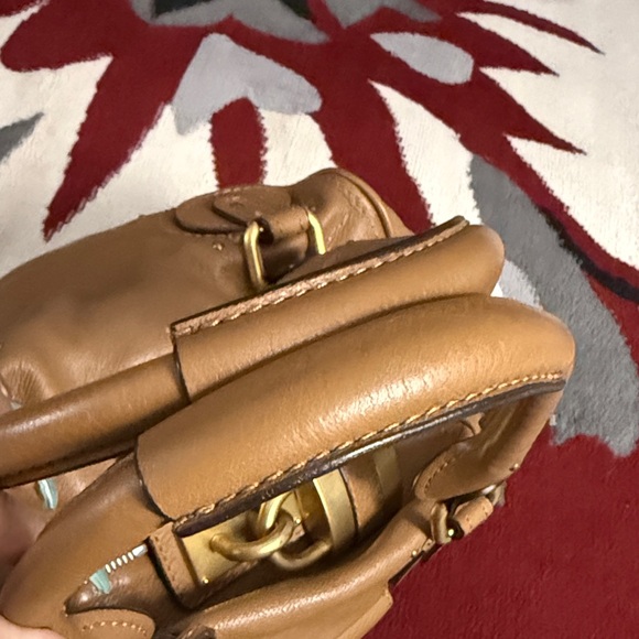 Chloe Tan Leather Satchel with Gold Hardware - Picture 14 of 14